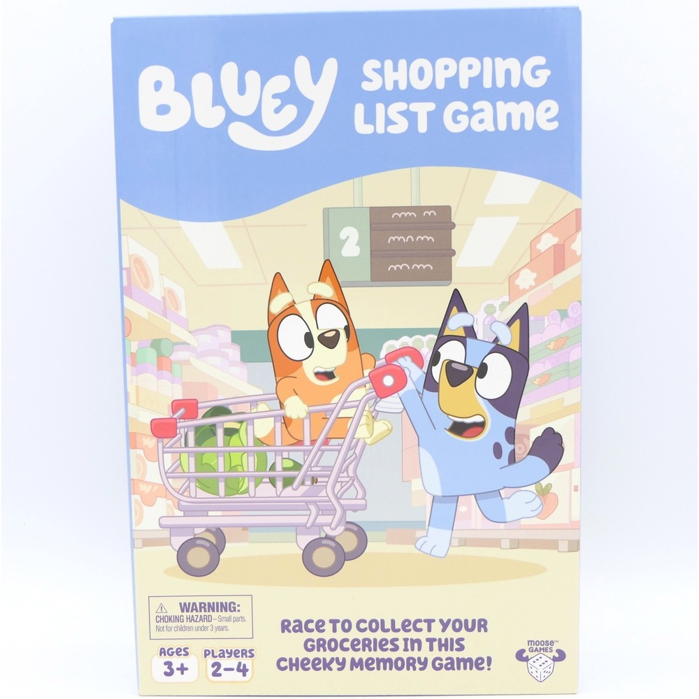Moose Games Bluey Grannies Game Ages 3+ For 2-4 Players Race To Call Nana